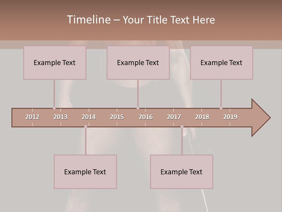 A Man With A Knife In His Hand Is Posing For A Picture PowerPoint Template