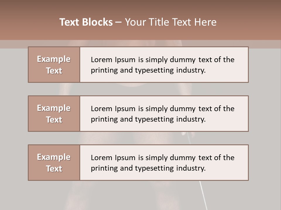 A Man With A Knife In His Hand Is Posing For A Picture PowerPoint Template