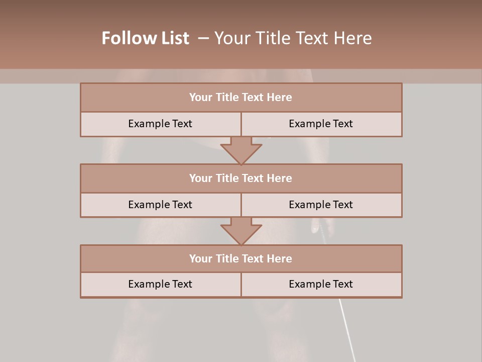 A Man With A Knife In His Hand Is Posing For A Picture PowerPoint Template