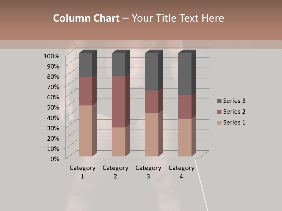 A Man With A Knife In His Hand Is Posing For A Picture PowerPoint Template