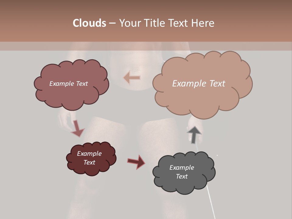 A Man With A Knife In His Hand Is Posing For A Picture PowerPoint Template