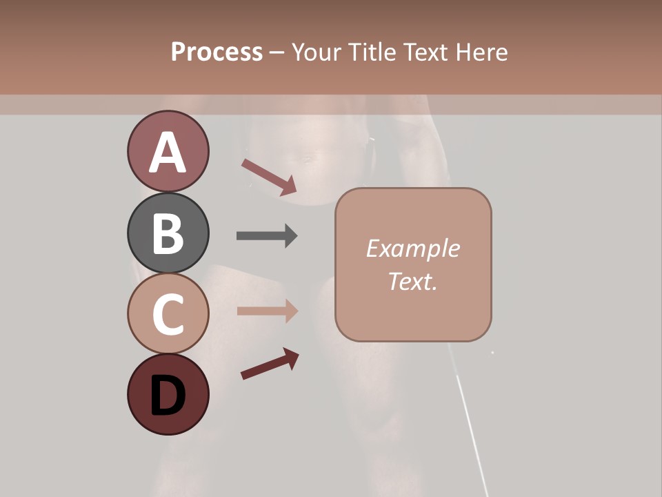 A Man With A Knife In His Hand Is Posing For A Picture PowerPoint Template