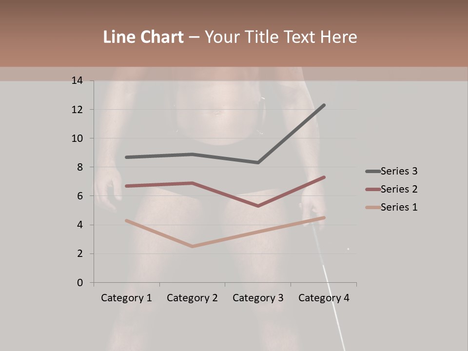 A Man With A Knife In His Hand Is Posing For A Picture PowerPoint Template