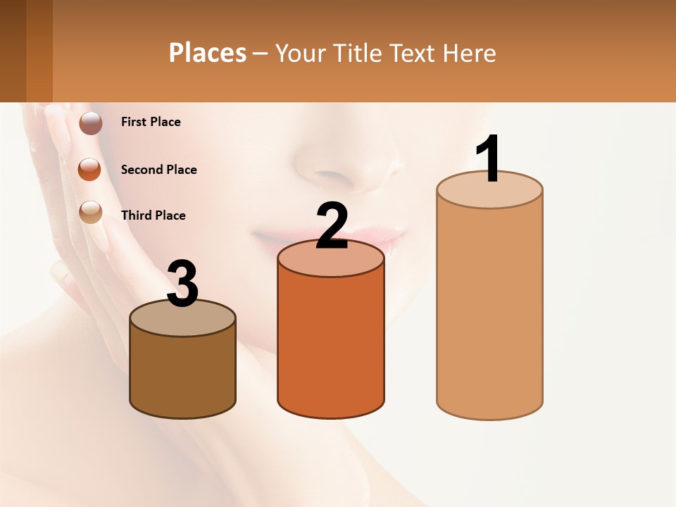 A Woman With A Hat On Her Head PowerPoint Template