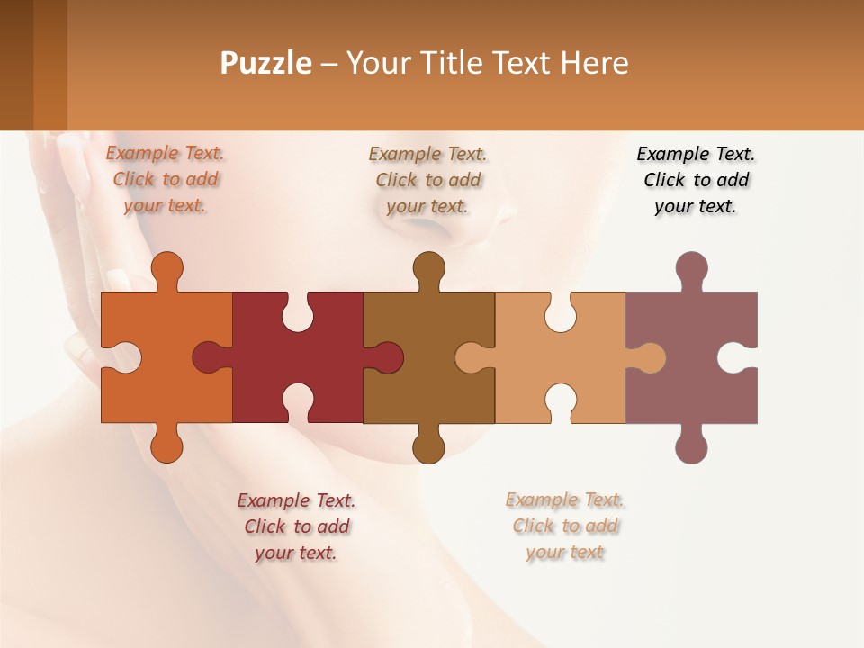 A Woman With A Hat On Her Head PowerPoint Template