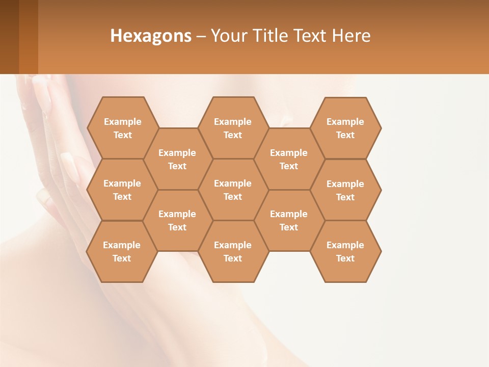 A Woman With A Hat On Her Head PowerPoint Template