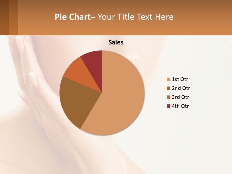 A Woman With A Hat On Her Head PowerPoint Template