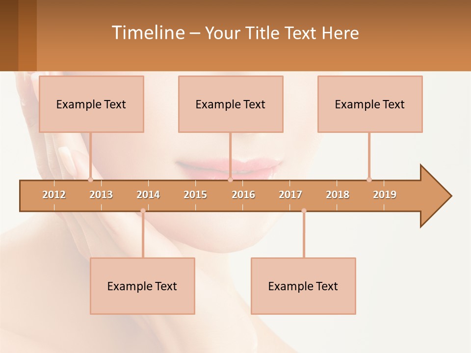 A Woman With A Hat On Her Head PowerPoint Template