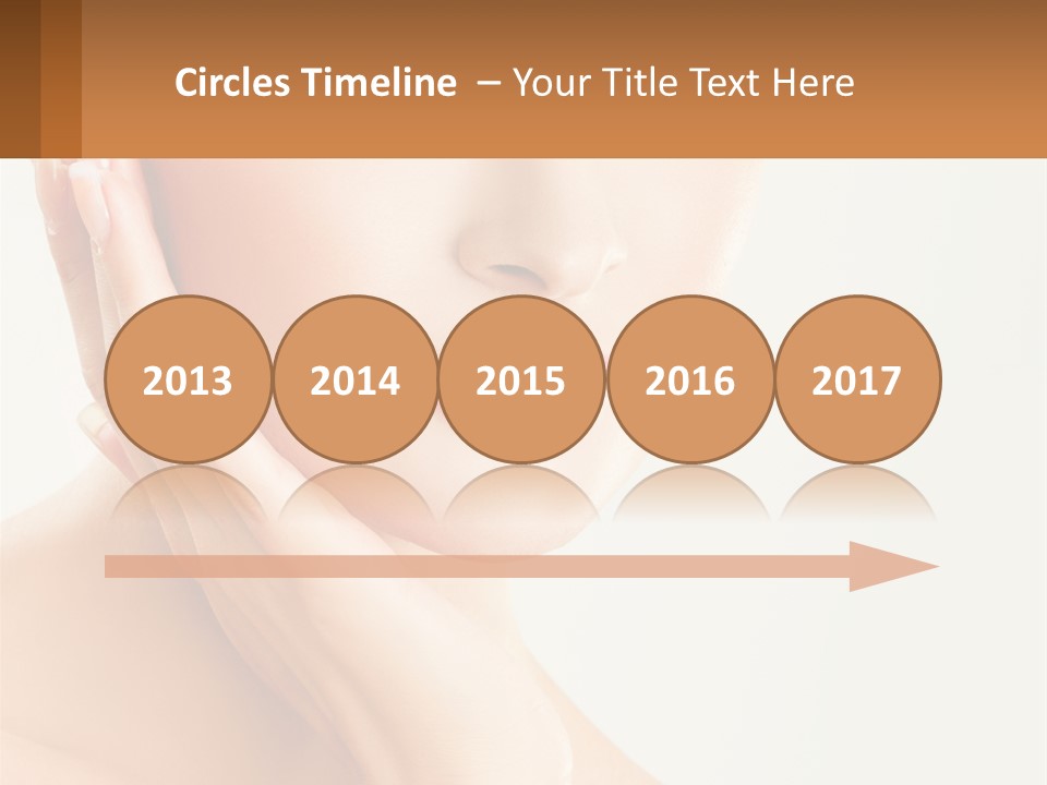 A Woman With A Hat On Her Head PowerPoint Template