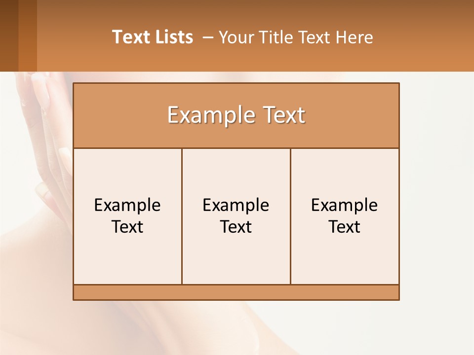 A Woman With A Hat On Her Head PowerPoint Template