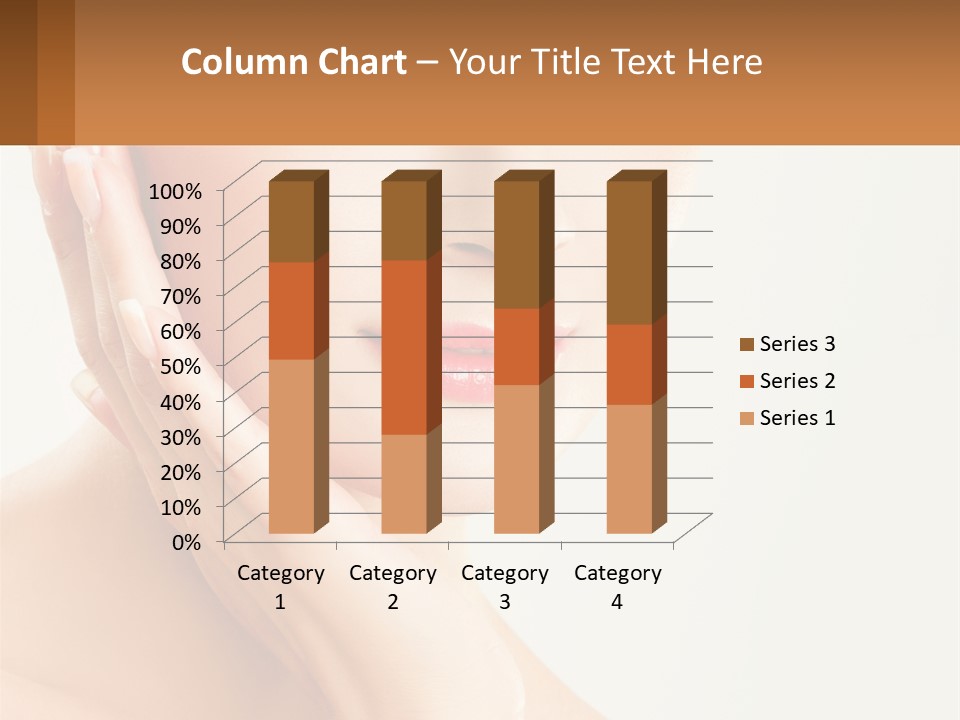 A Woman With A Hat On Her Head PowerPoint Template