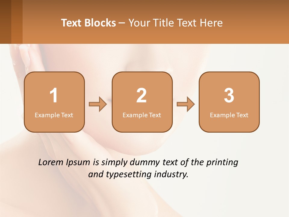 A Woman With A Hat On Her Head PowerPoint Template