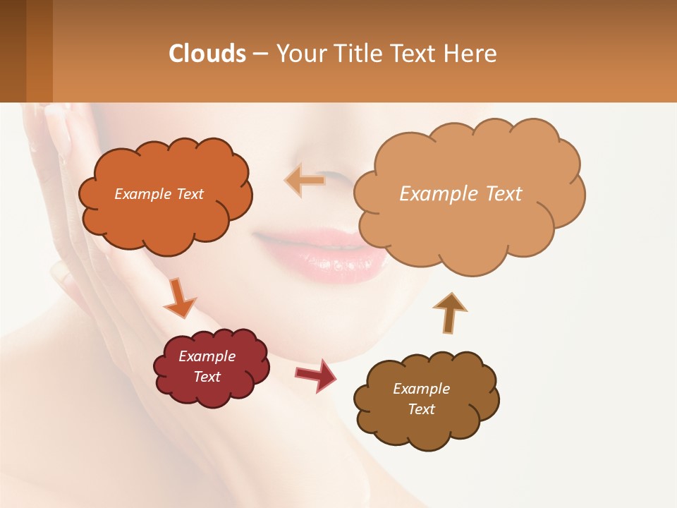 A Woman With A Hat On Her Head PowerPoint Template