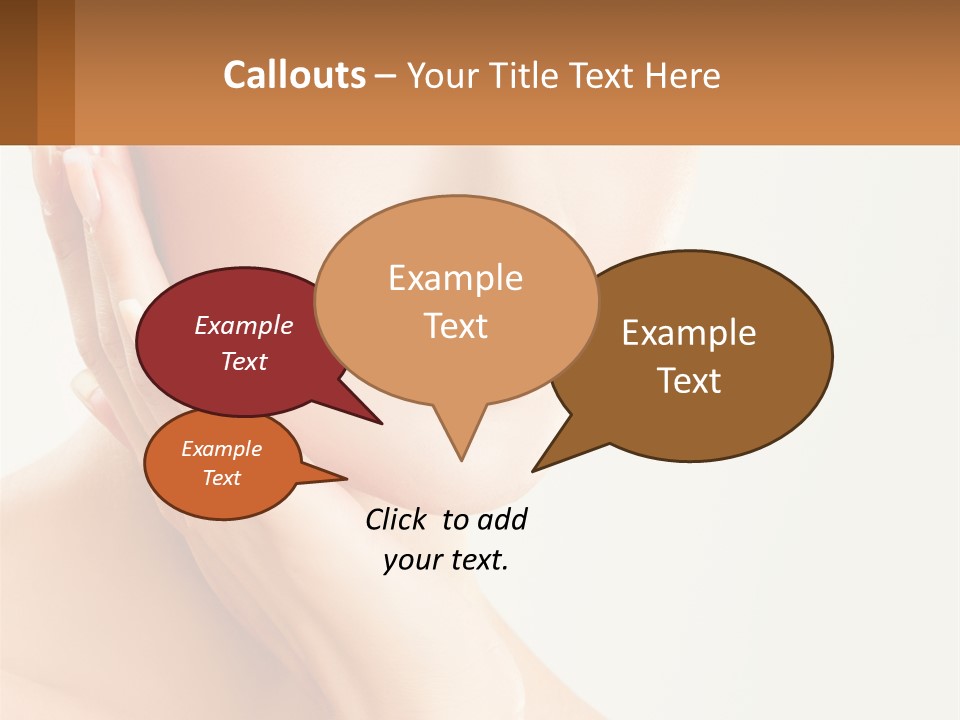 A Woman With A Hat On Her Head PowerPoint Template