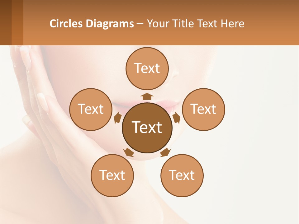 A Woman With A Hat On Her Head PowerPoint Template