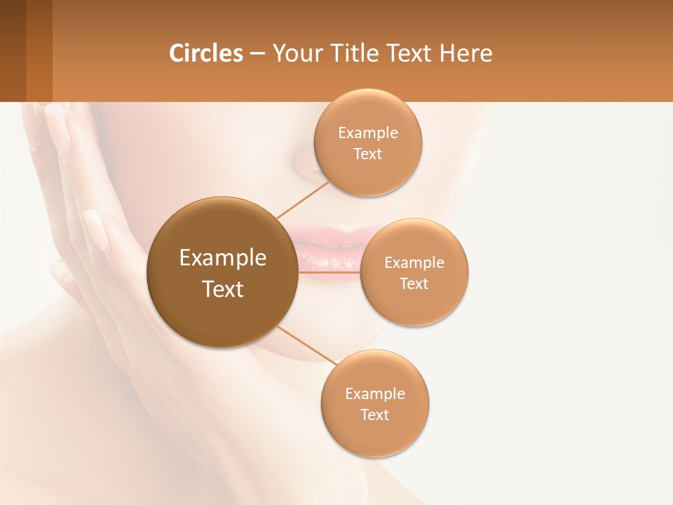 A Woman With A Hat On Her Head PowerPoint Template