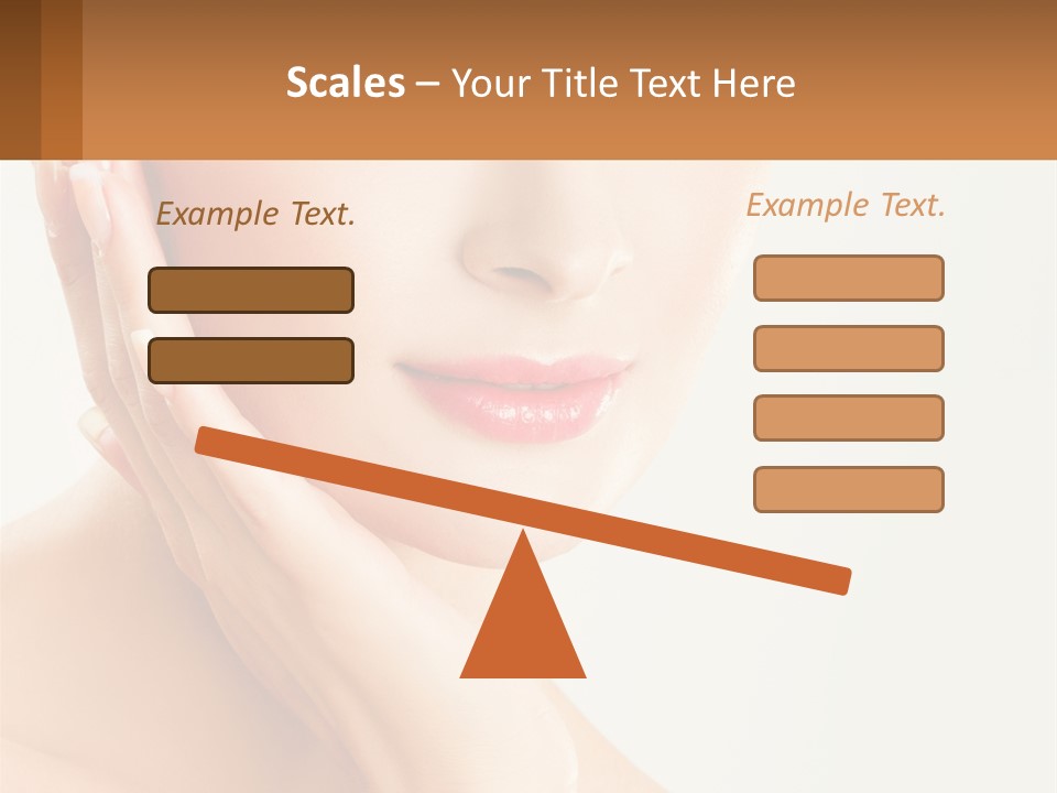 A Woman With A Hat On Her Head PowerPoint Template