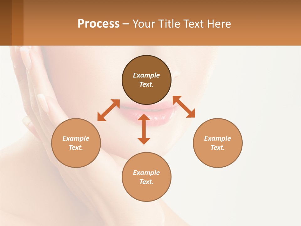 A Woman With A Hat On Her Head PowerPoint Template