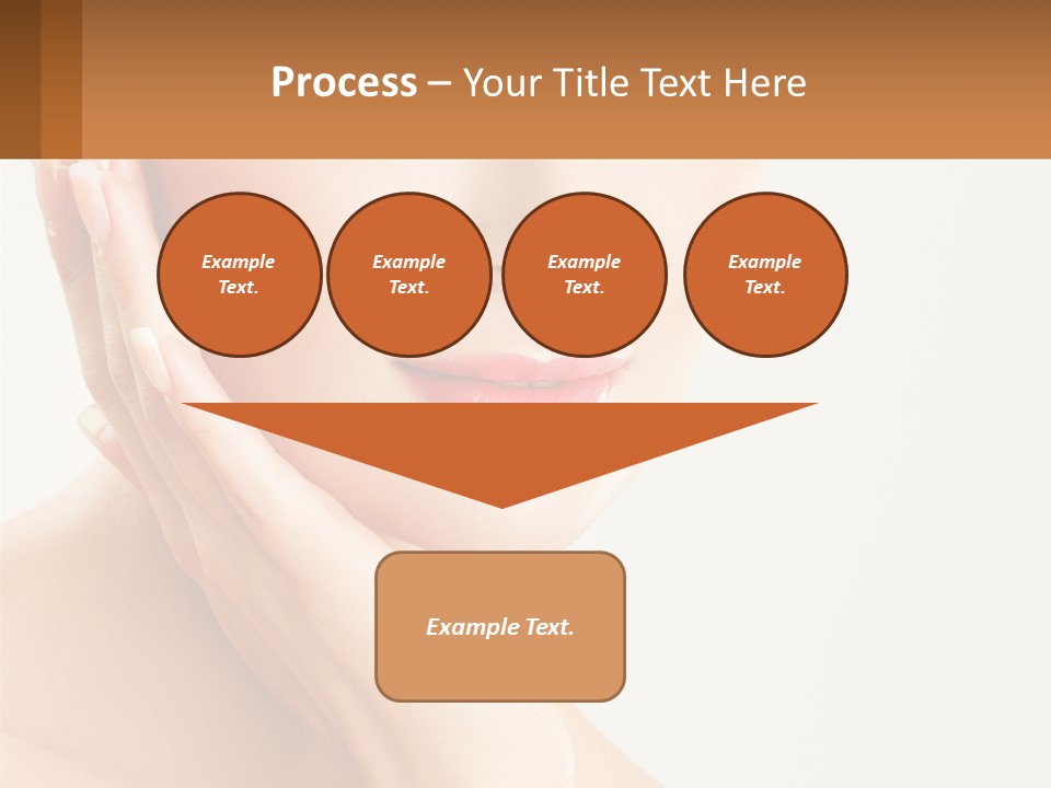 A Woman With A Hat On Her Head PowerPoint Template