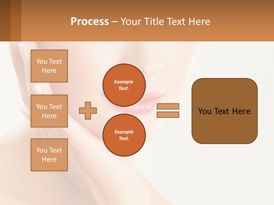 A Woman With A Hat On Her Head PowerPoint Template