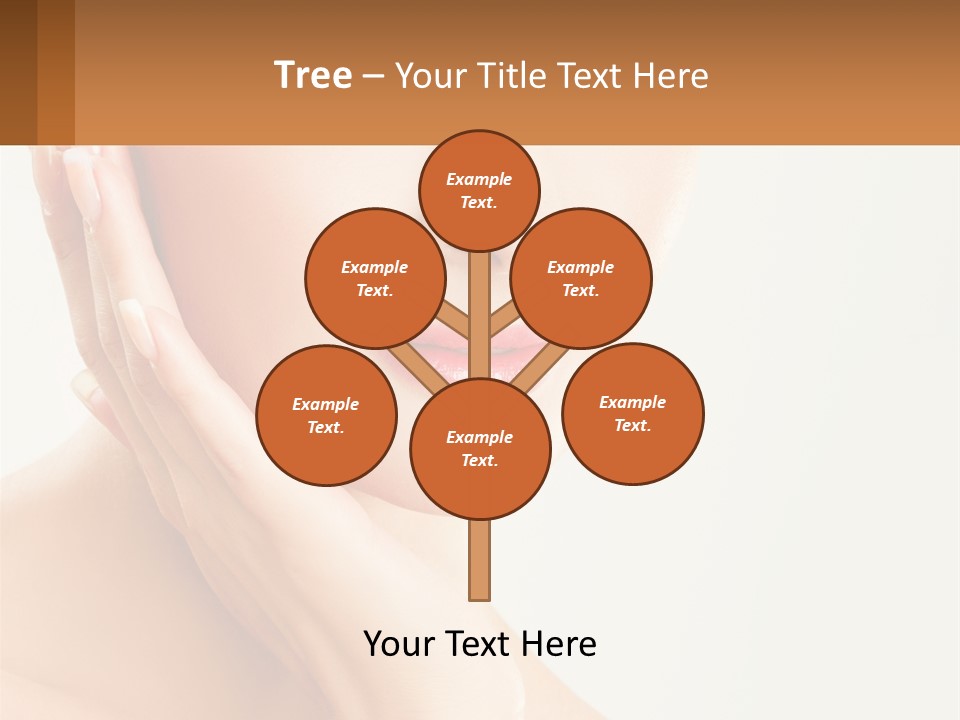 A Woman With A Hat On Her Head PowerPoint Template