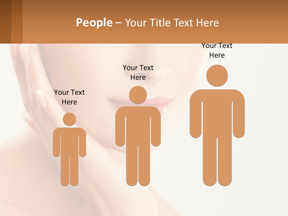 A Woman With A Hat On Her Head PowerPoint Template