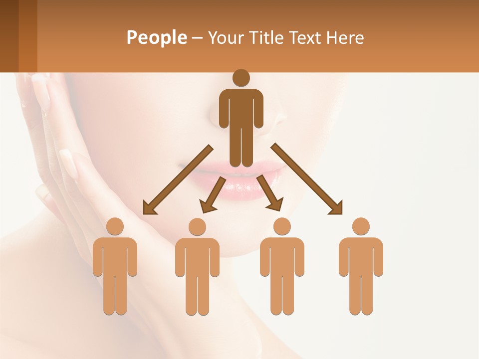 A Woman With A Hat On Her Head PowerPoint Template