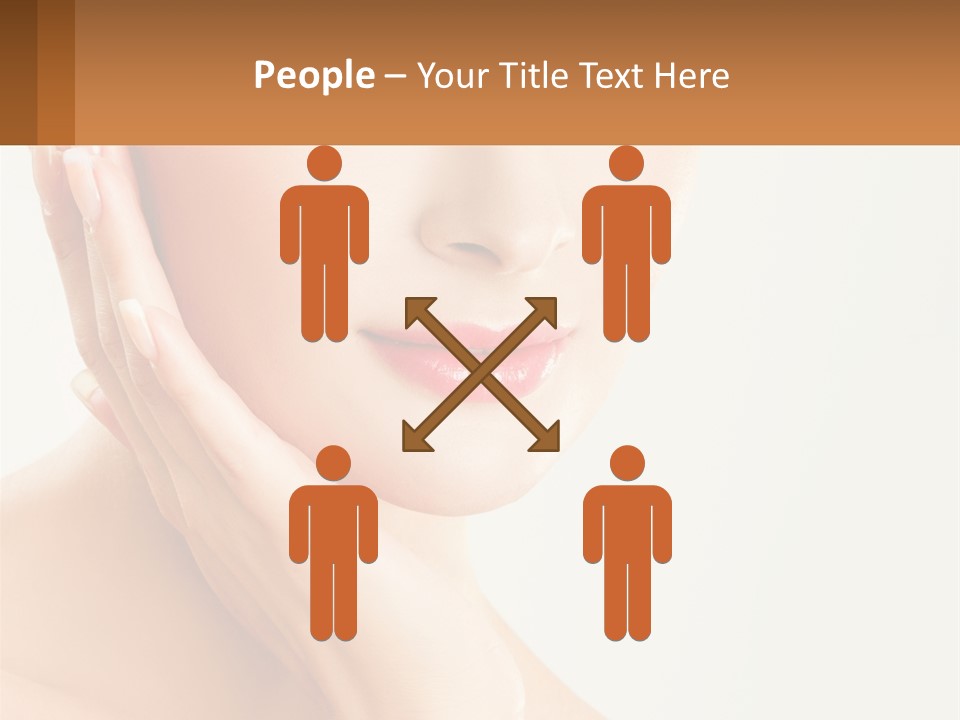 A Woman With A Hat On Her Head PowerPoint Template