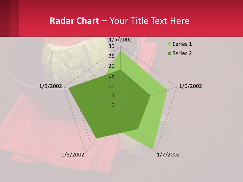 A Bowl Of Food On Top Of A Red Napkin PowerPoint Template