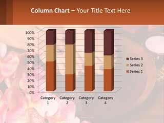 A Woman's Feet With A Manicure And Flowers PowerPoint Template
