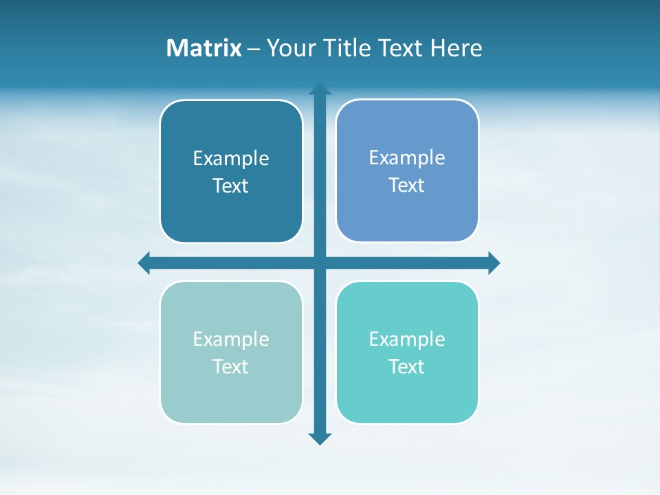 A Plane Flying In The Sky With Clouds In The Background PowerPoint Template