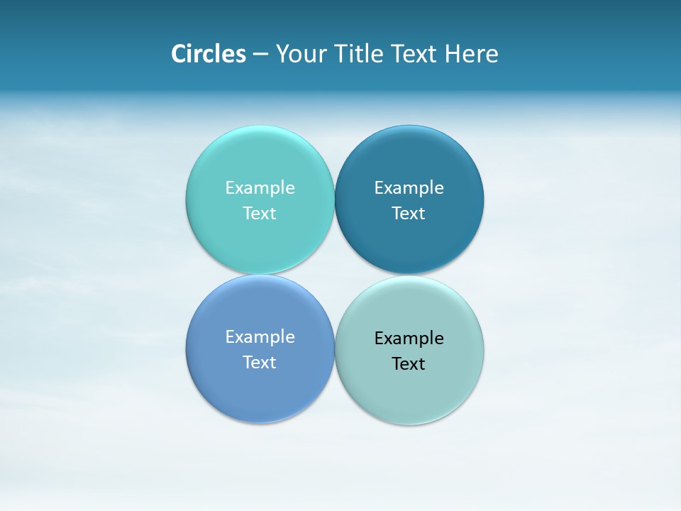 A Plane Flying In The Sky With Clouds In The Background PowerPoint Template