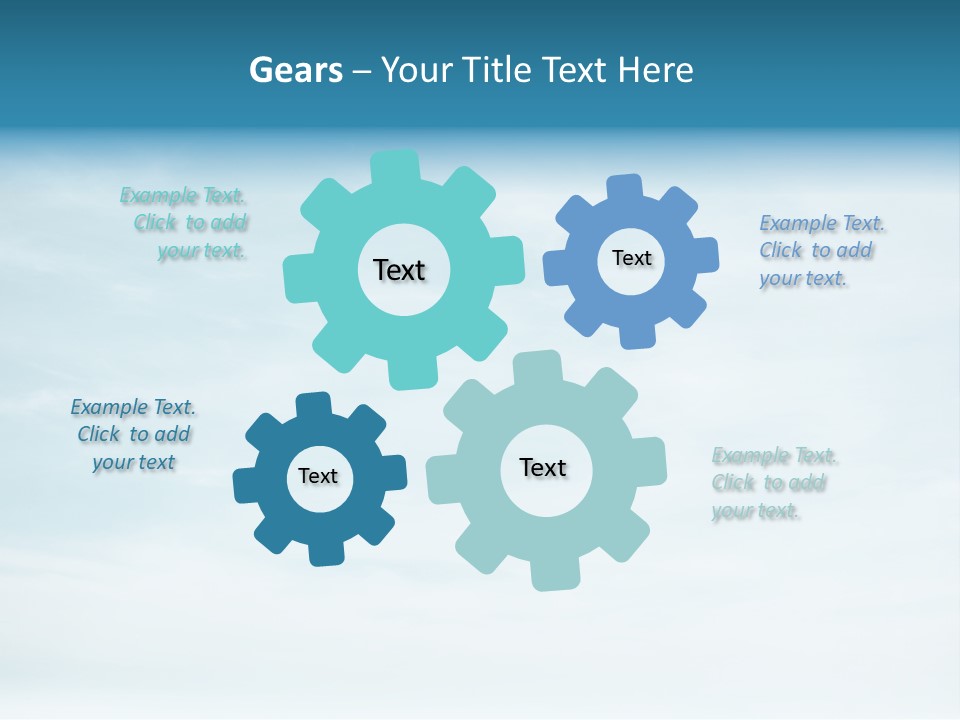 A Plane Flying In The Sky With Clouds In The Background PowerPoint Template