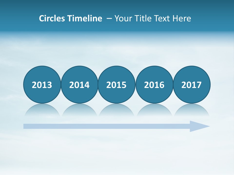 A Plane Flying In The Sky With Clouds In The Background PowerPoint Template