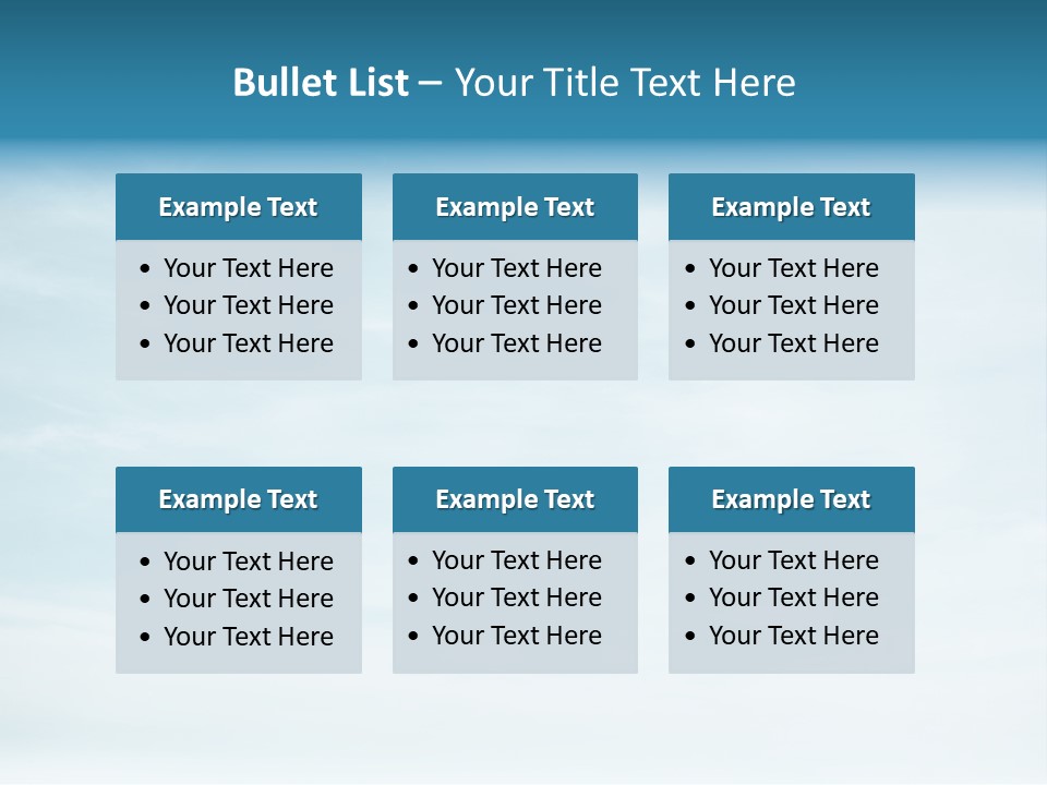 A Plane Flying In The Sky With Clouds In The Background PowerPoint Template