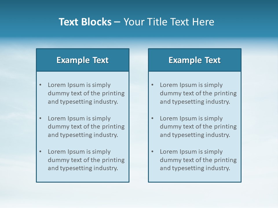 A Plane Flying In The Sky With Clouds In The Background PowerPoint Template