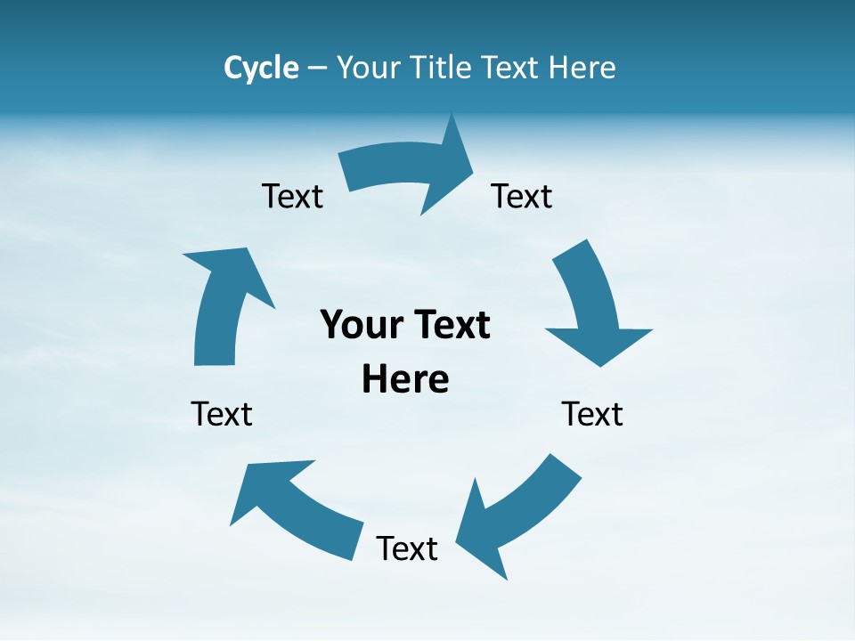 A Plane Flying In The Sky With Clouds In The Background PowerPoint Template