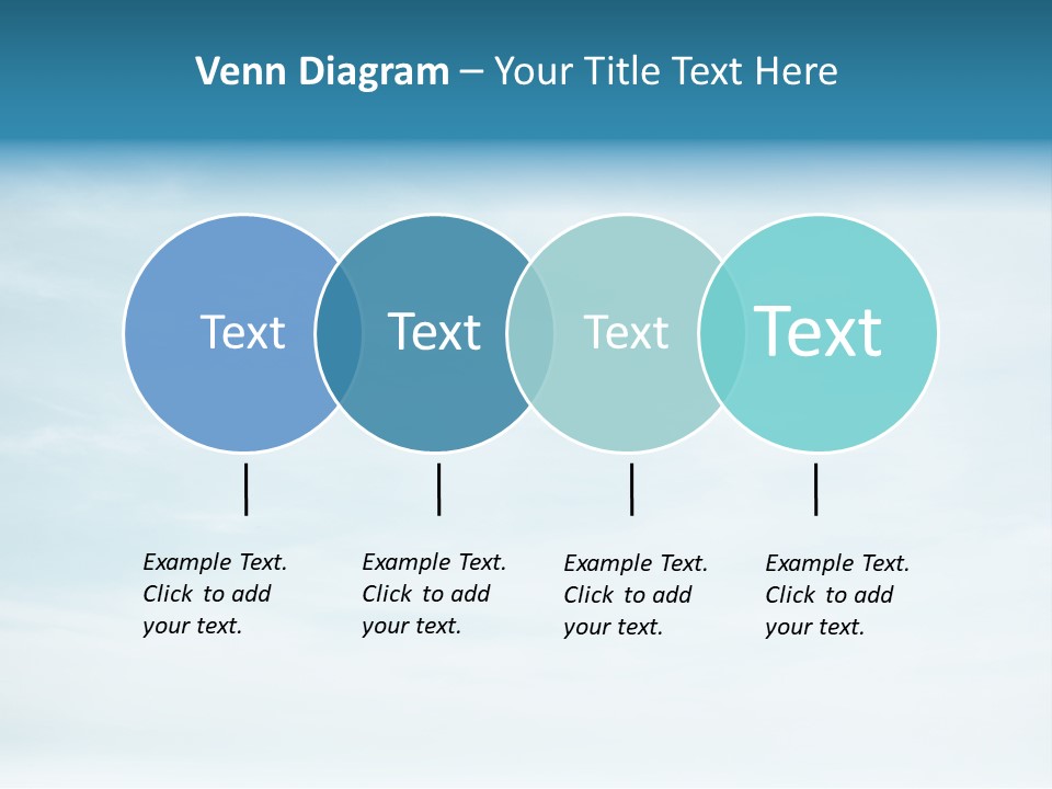 A Plane Flying In The Sky With Clouds In The Background PowerPoint Template