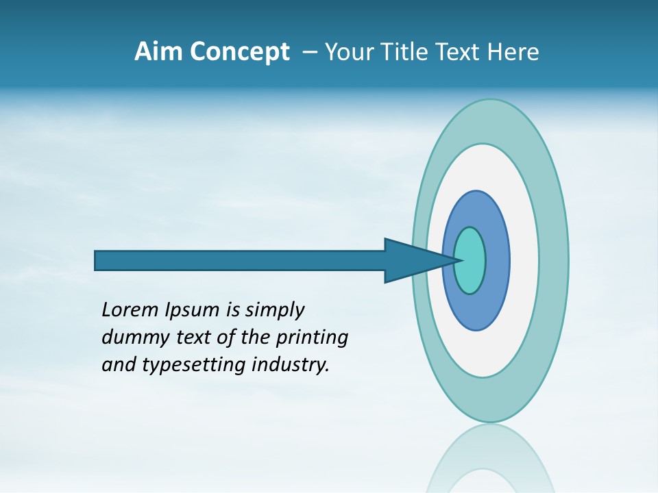 A Plane Flying In The Sky With Clouds In The Background PowerPoint Template