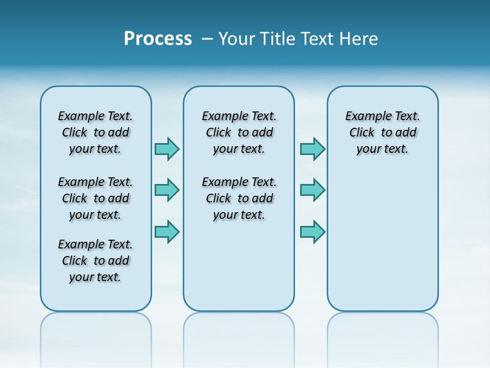A Plane Flying In The Sky With Clouds In The Background PowerPoint Template