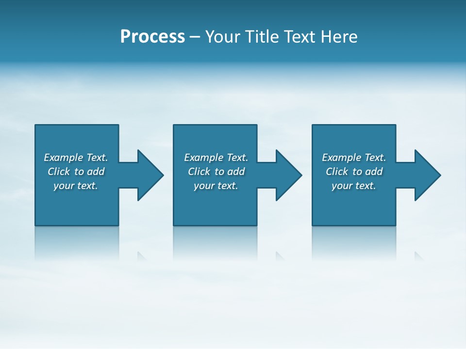 A Plane Flying In The Sky With Clouds In The Background PowerPoint Template