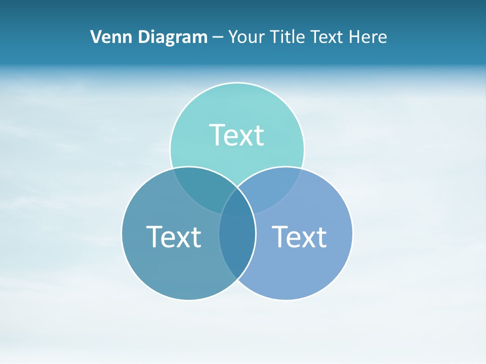 A Plane Flying In The Sky With Clouds In The Background PowerPoint Template
