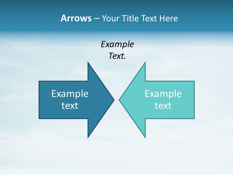 A Plane Flying In The Sky With Clouds In The Background PowerPoint Template