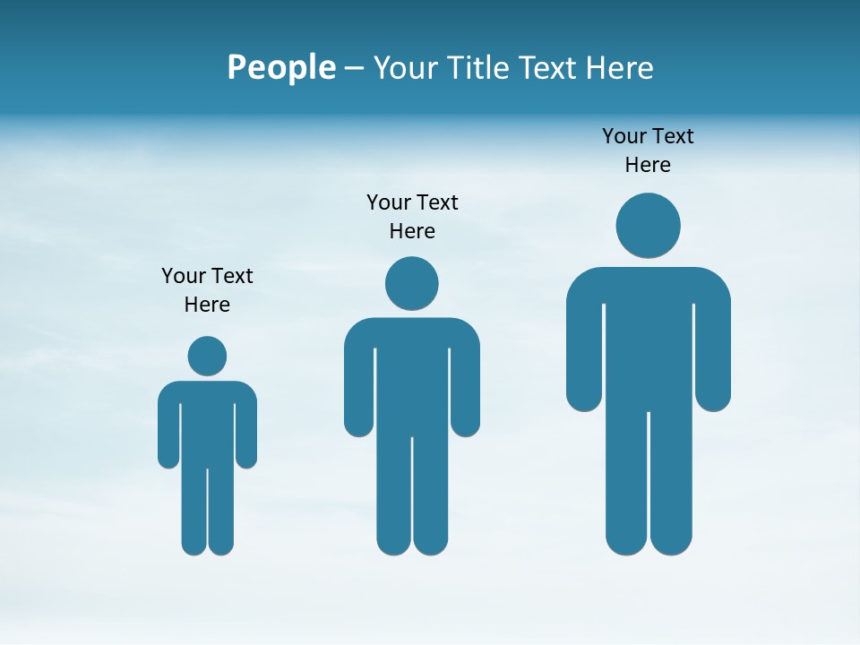 A Plane Flying In The Sky With Clouds In The Background PowerPoint Template