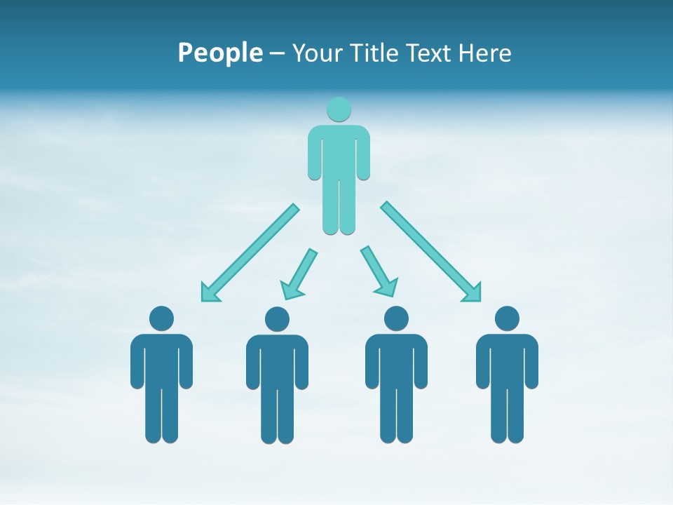 A Plane Flying In The Sky With Clouds In The Background PowerPoint Template