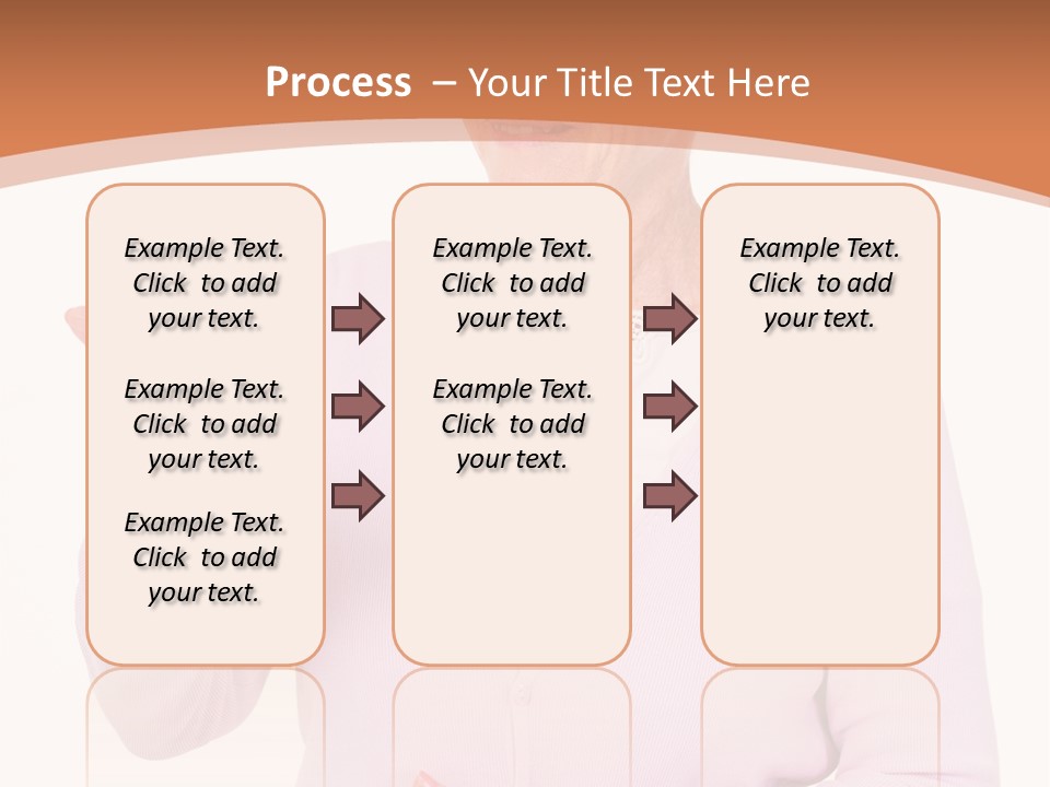 A Woman Holding A Cell Phone In Her Hand PowerPoint Template