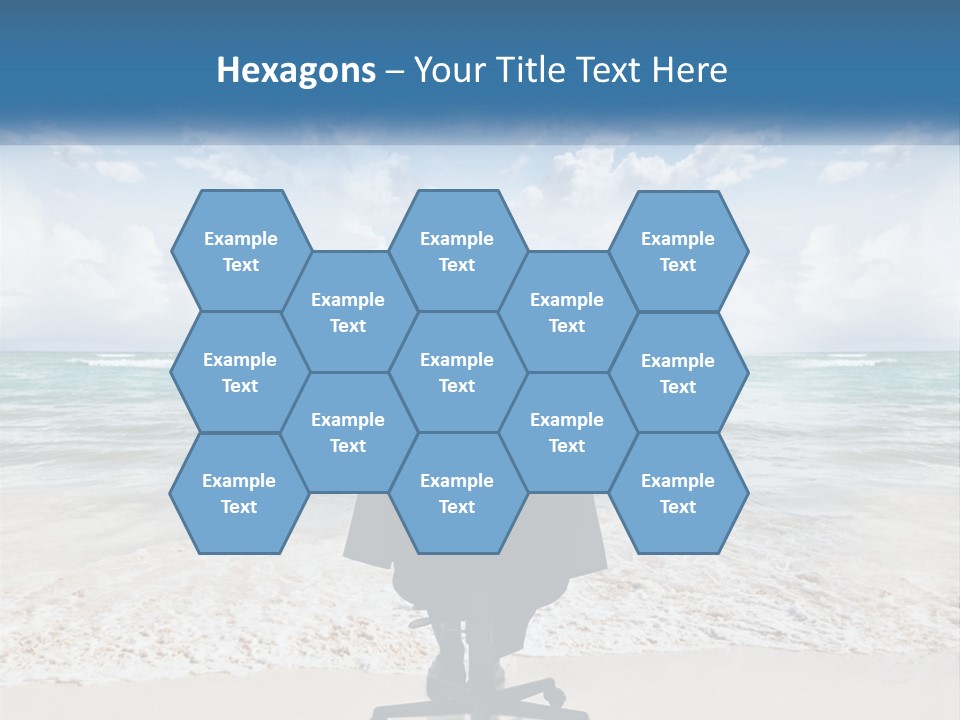 A Man In A Suit Is Covering His Face With His Hands PowerPoint Template