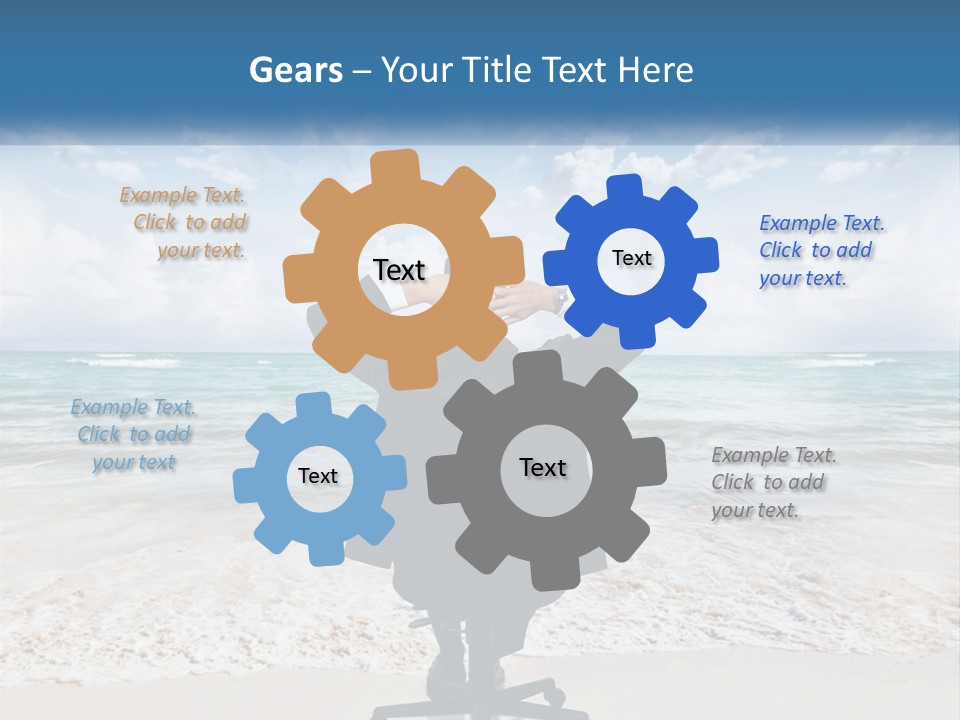 A Man In A Suit Is Covering His Face With His Hands PowerPoint Template