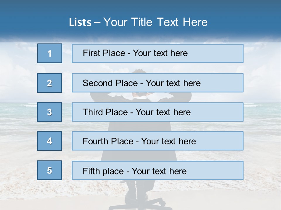A Man In A Suit Is Covering His Face With His Hands PowerPoint Template