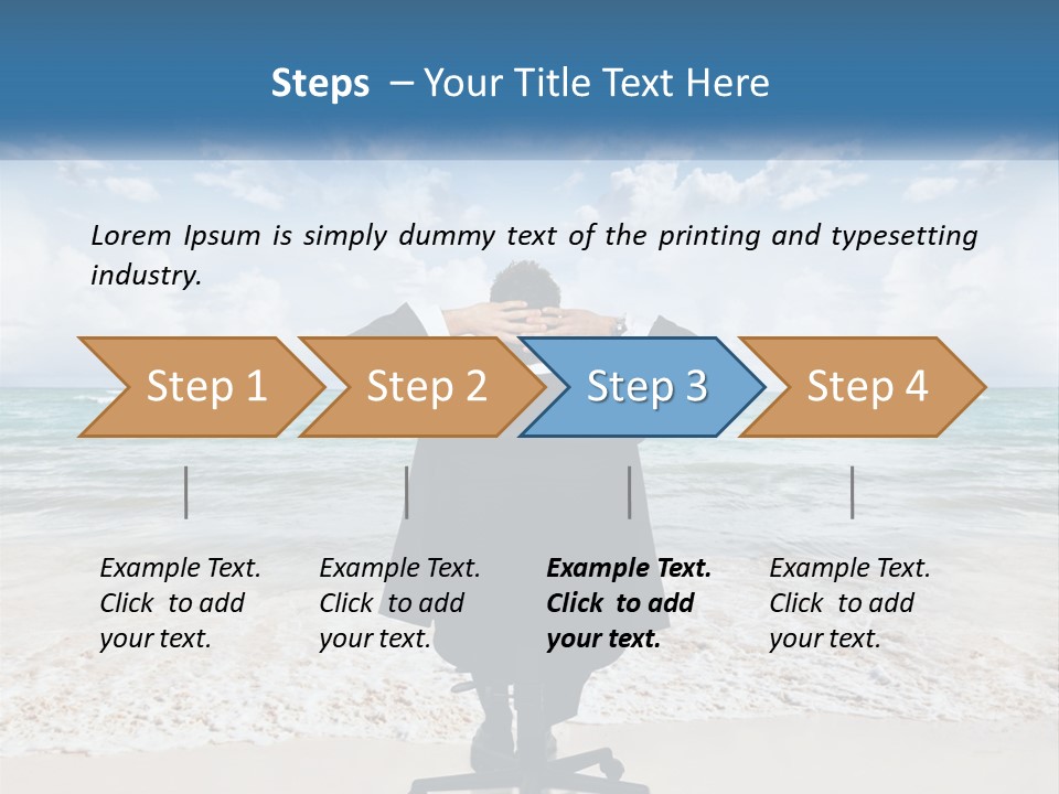 A Man In A Suit Is Covering His Face With His Hands PowerPoint Template